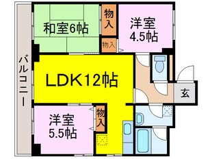 ダイワプラザ古河の物件間取画像